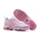 Nike Air Max Tn Plus/Tuned 2017 Chaussures de Baskets Pas Cher Pour Femme Rose/Blanche 898015_ID2