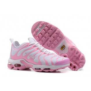 Nike Air Max Tn Plus/Tuned 2017 Chaussures de Baskets Pas Cher Pour Femme Rose/Blanche 898015_ID2