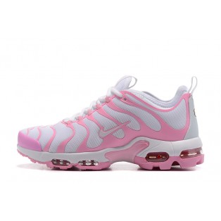 Nike Air Max Tn Plus/Tuned 2017 Chaussures de Baskets Pas Cher Pour Femme Rose/Blanche 898015_ID2