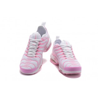 Nike Air Max Tn Plus/Tuned 2017 Chaussures de Baskets Pas Cher Pour Femme Rose/Blanche 898015_ID2