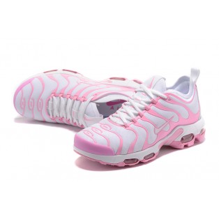 Nike Air Max Tn Plus/Tuned 2017 Chaussures de Baskets Pas Cher Pour Femme Rose/Blanche 898015_ID2